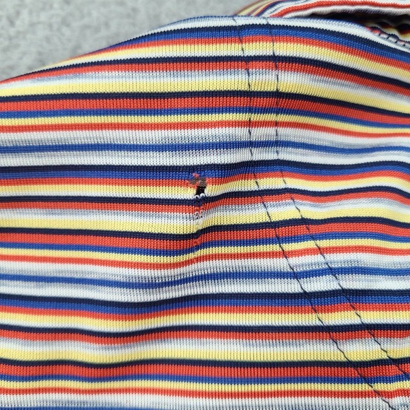 Payne Stewart Golf Polo Shirt Men’s Large Multicolor Striped (Holes) - Picture 11 of 15
